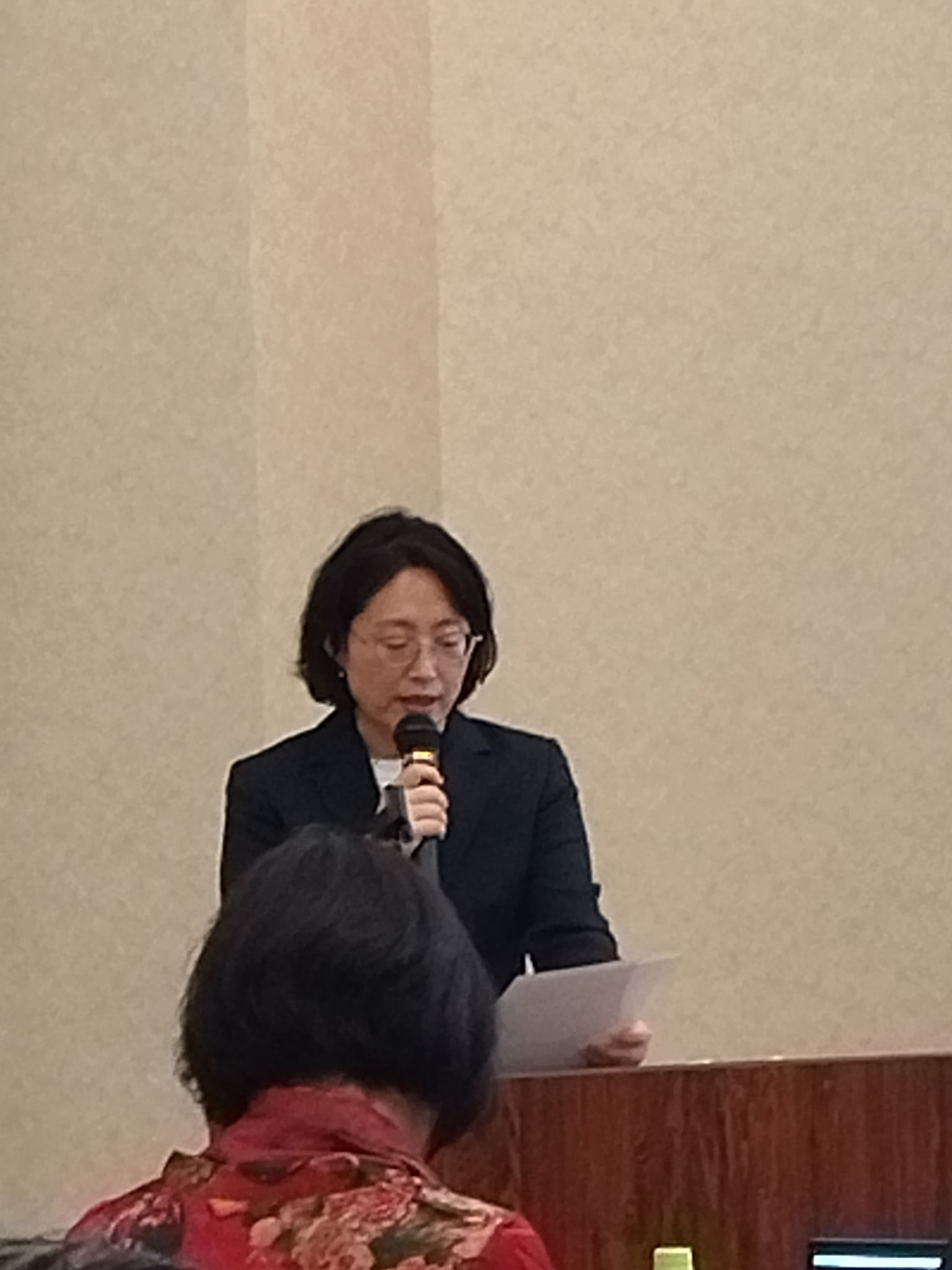 来賓挨拶　侯 書会(中華人民共和国駐日本国大使館教育処一等書記官)